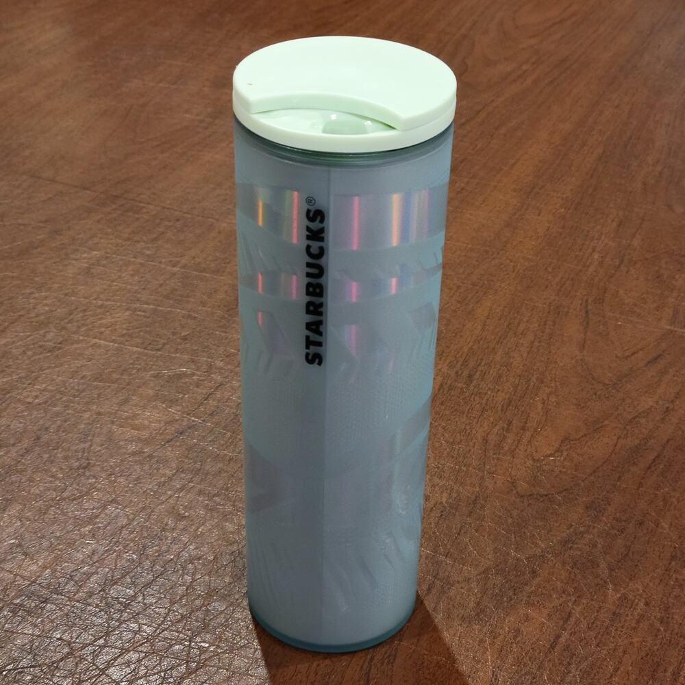 2021 Starbucks Holiday Ribbon Ice 16 Oz Cold Cup Tumbler With Sip Lid New